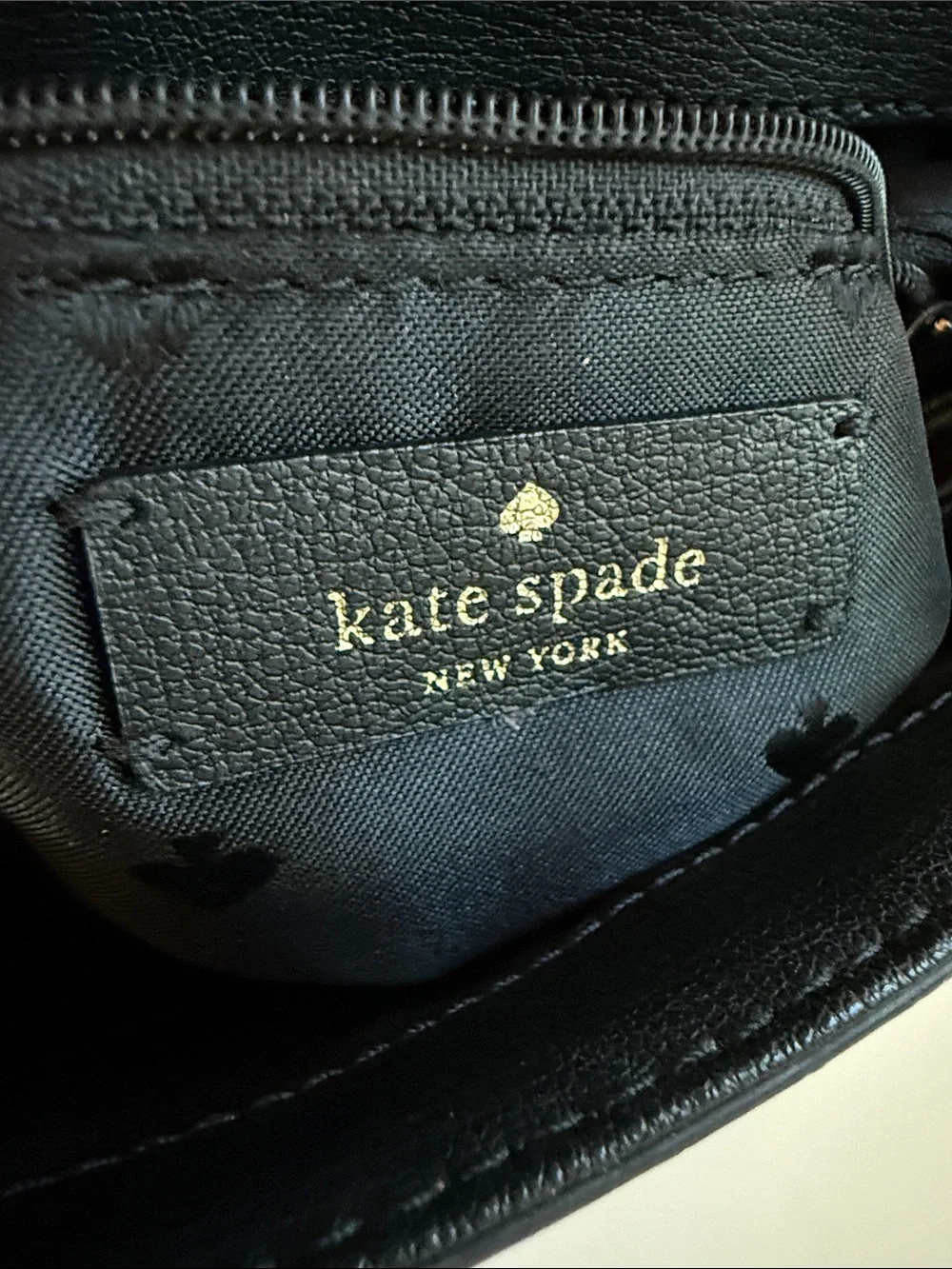 Kate Spade Adel Backpack in Black / Tan Cheetah Leopard Print